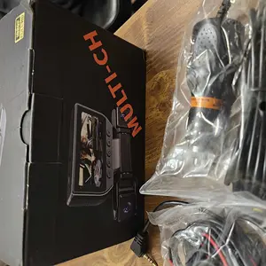 BCUOZ 360 Degree View 4 Channel Dash Cam Front and Rear Inside Left Right, Dash Camera for Cars, Built-in GPS WiFi Night Vision, 24/7 Recording Parking Mode Monitor, Free 64G Card