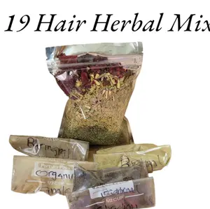 19 Hair Herbal Mix/ 19 Vital Herbs/ Cheebe powder Amla powder Horsetail Burdock Nettle Ayuevedic Hair Food 4oz
