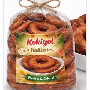 Kokiyol Haitian Fresh & Delicious Traditional Haitian Snack Rings Perfect for Snacking