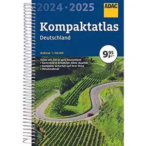 USED-ADAC Kompaktatlas 2024/2025 Deutschland 1:250 000 (ADAC Atlanten) (Unknown)