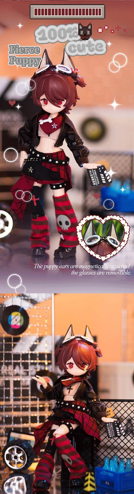 Electronic Cute Pet Series BJD Blind Box, Collectible Electronic Pet Game World 1/12 Ball Jointed Doll, Cute Dress Up Doll with Joints Collection Action Figure Toys Playset Birthday Christmas Gifts for Girls Boys