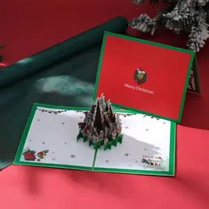 New 3D Christmas Greeting Card – Creative Christmas Gift, Christmas Tree Card