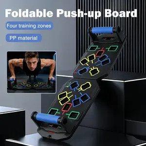 1 Count push-up board, black, multi-functional ab support system with multiple training modes