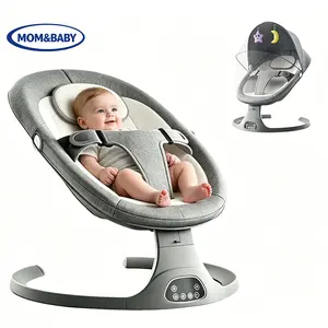 Electric Baby Swing for Infants  Portable Multi-Speed Rocker with Bluetooth Music, Remote Control & 5 Natural Sway Positions loungers girl boy need colum pio bebé point harness indoor baby rocker chair backrest adjustable Newborn Newborn 0-6 month use