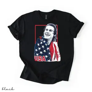 Jack Hughes Usa Gold Hockey T-Shirt, Patriotic hockey Fan Tee, American Hockey Pride Gift