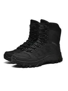 Men's Desert Training High-Top Boots, Outdoor Hiking and Mountaineering Boots, Lightweight and Comfortable Trekking Shoes, Lightweight Hiking Footwear