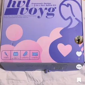 HVLVOYG Postpartum Care Kit – 4-in-1 or 3-in-1 Set, 16 Pcs Postpartum Essentials, Gifts for New Moms, Labor Delivery Care Kit, Perineal Bottle, Postpartum Pads, Disposable Underwear, Cooling Pad Liners