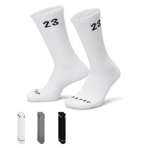 LACOSTE Air Jordan Essentials Crew Socks - White, Number 23, Comfortable Fit, Ideal for Game Day and Casual Wear LACOSTE Air Jordan Essentials Crew Socks - White, Number 23, Comfortable Fit, Ideal for Game Day and Casual Wear