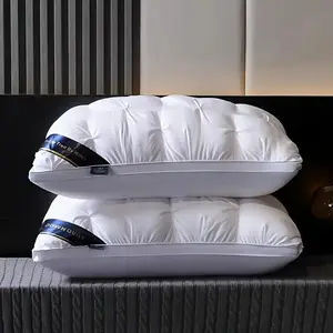 Luxury Hotel Quality Neck Support Pillow Set, Soft Deep Sleep Comfort, Ideal for Home Use, 2 Pieces, Perfect for Family
