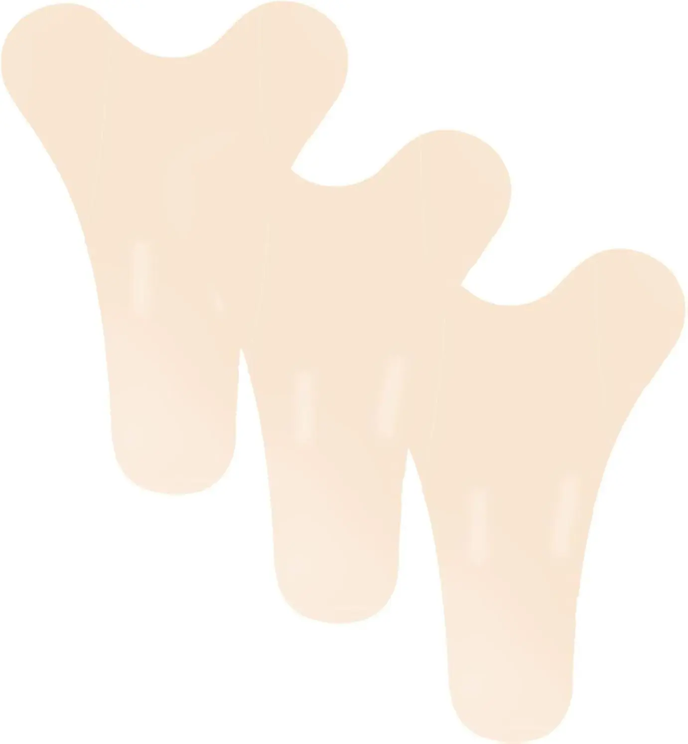 Camel Toe Concealer Seamless Camel Toe Hider Anti Camel Toe Insert Reusable Invisible Anti Camel Toe Camel Toe Cover (3Pcs Skin Color-Y) Silicone