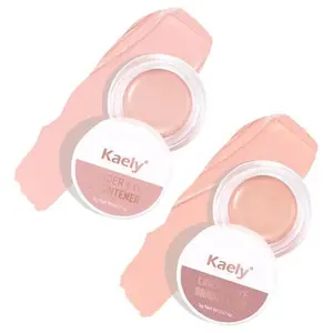 evpct 2Pcs Pink under Eye Corrector Brightener Concealers for Older Women Dark Circles, under Eye Cream Pot Concealer Full Coverage Peach Color Corrector Makeup, Nourishing Waterproof, 01&06