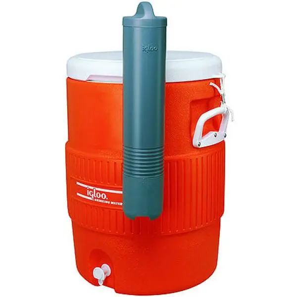 Igloo 10 Gallon Seat Top Beverage Cooler - Orange