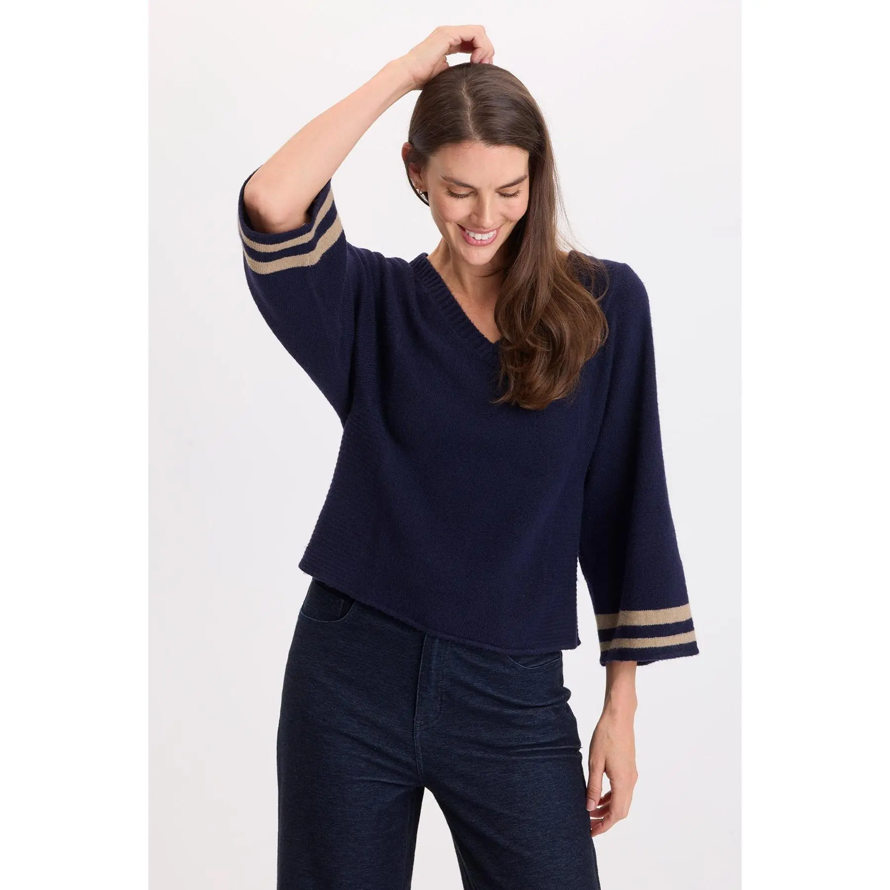 Jasper Racing Stripe Sweater