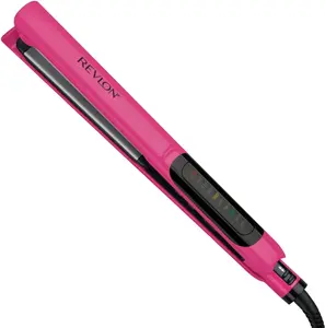 Revlon Smooth Brilliance Ceramic Hair Flat Iron - 1 in, Smooth Glide, Ultra-Sleek Styles, NEW - OPEN BOX