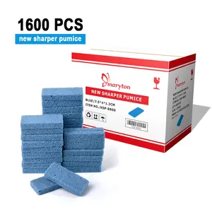 1600 PCS New Sharper Pumice Foot Pads - Salon-Strength Callus Removers for Cracked Heels, Bulk Pedicure Exfoliators (USA Stock)