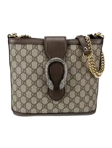 Pre-owned GUCCI cnavas Shoulder Bags GG Supreme Dionysus Bucket Bag BGP215044