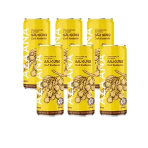 [Azaana] Kombucha Dragonplum & Ginger 330ml (6 Cans)