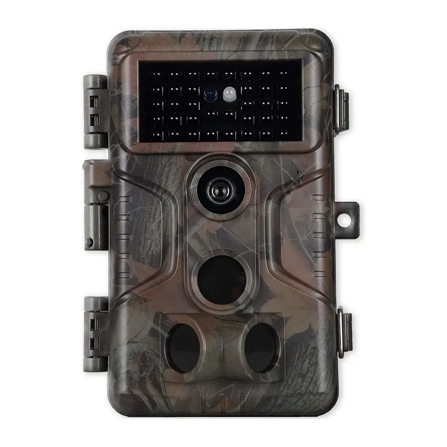 Professional Game & Deer Trail Camera with 100ft Night Vision 64MP Photo 1296P H.264 MP4 Video 0.1S Trigger Motion Activated Waterproof for Outdoor Wildlife Hunting & Home Farmlalnd Surveillance(A323red)