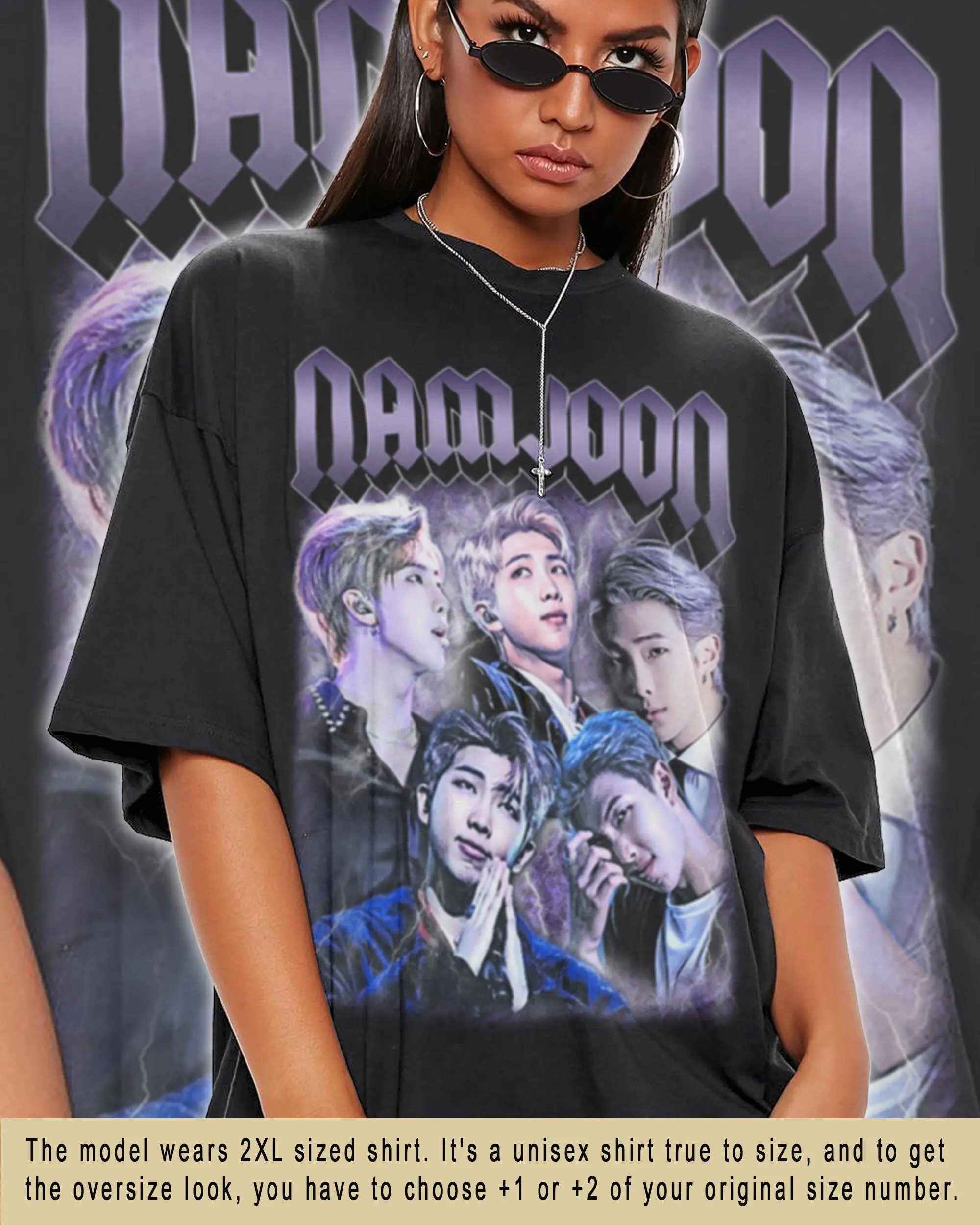Vintage Namjoon shirt graphic designs 90s T-Shirt, Kpop Fan Shirt, Kpop Fan Gift 90S Style, Music Tour Gift Unisex, Gift For Women And Man