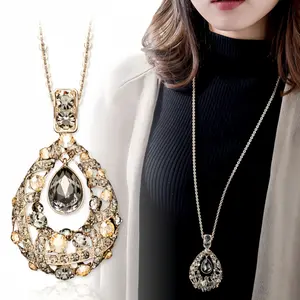 High-End, Non-Fading, Sweater Chain, Versatile Fashion Necklace For Women, Niche Design With A Sense Of Sophistication Pendant