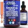 Clean Nutra Organic Tongkat Ali, Shilajit, Ashwagandha, Fadogia Agrestis Supplement Vitamin Blend for Wellness Liquid Drop – AlphaRoots