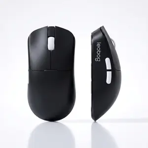 leobog Bluetooth Silent Wireless Mouse, ergonomic grip, 6-level adjustable DPI (800/1600/2400/4800/7200/12000), 18-month battery life, ambidextrous design, compatible with PC, Mac, and laptops