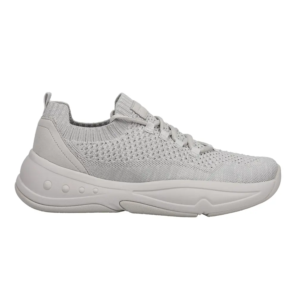 Easy Spirit Womens Power Perforated Lace Up Sneakers Shoes Casual - Grey