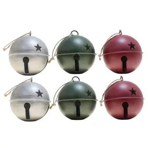 Haute Decor 12-pack 85mm Jingle Bell Christmas Ornaments