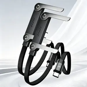 Foldable Phone Stand Fast ChargingCable, USB-C to Type-C Data Cable, Portableand Convenient Mobile Accessory