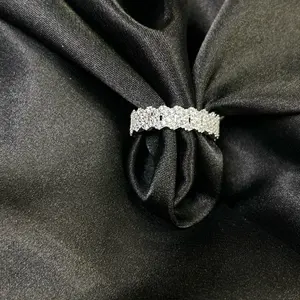 Anillo cadena con CZ 925-11