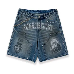 Paradise Lost Righteous Jorts Blue