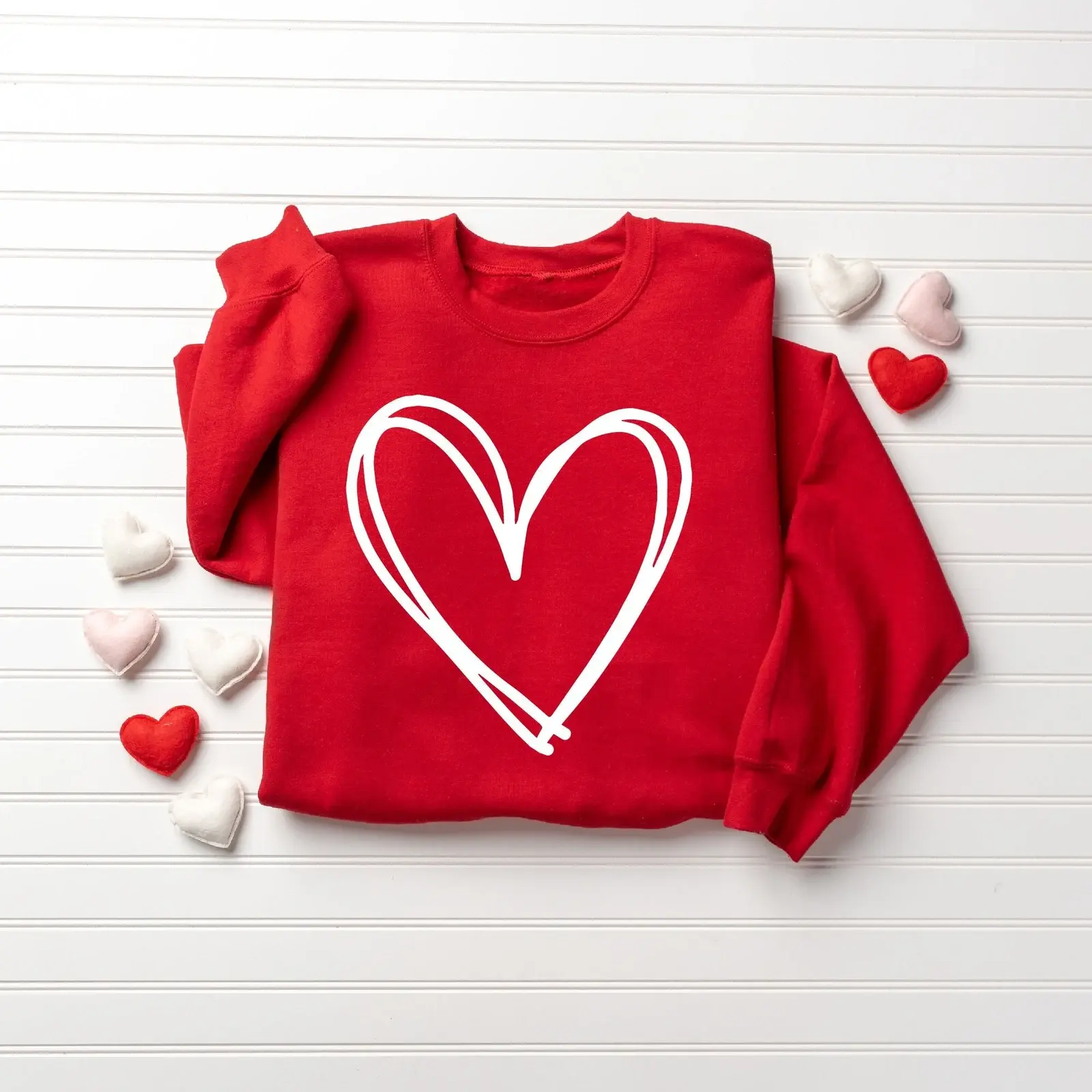 Valentines Day Sweatshirt, Heart Sweatshirt,Valentines Day Sweater For Women, Cute Heart Sweater