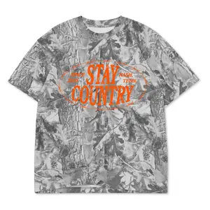 Camo Over Sized Box Tee