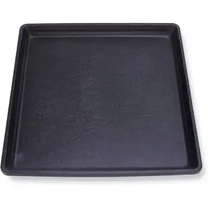 2 Pack 17'' x 17'' Portable AC Drip Pan & Mini Fridge Drip Pan - Leak-Proof Oil Drain Pan for Changing Oil, Multi-Purpose Tray