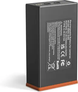 E EGOWAY 1Pack Rechargeable Battery for Moultrie Edge Series Trail Cameras, 5000mAh 54Wh Replacement Battery Pack Compatible with All Edge Series Trail Cameras