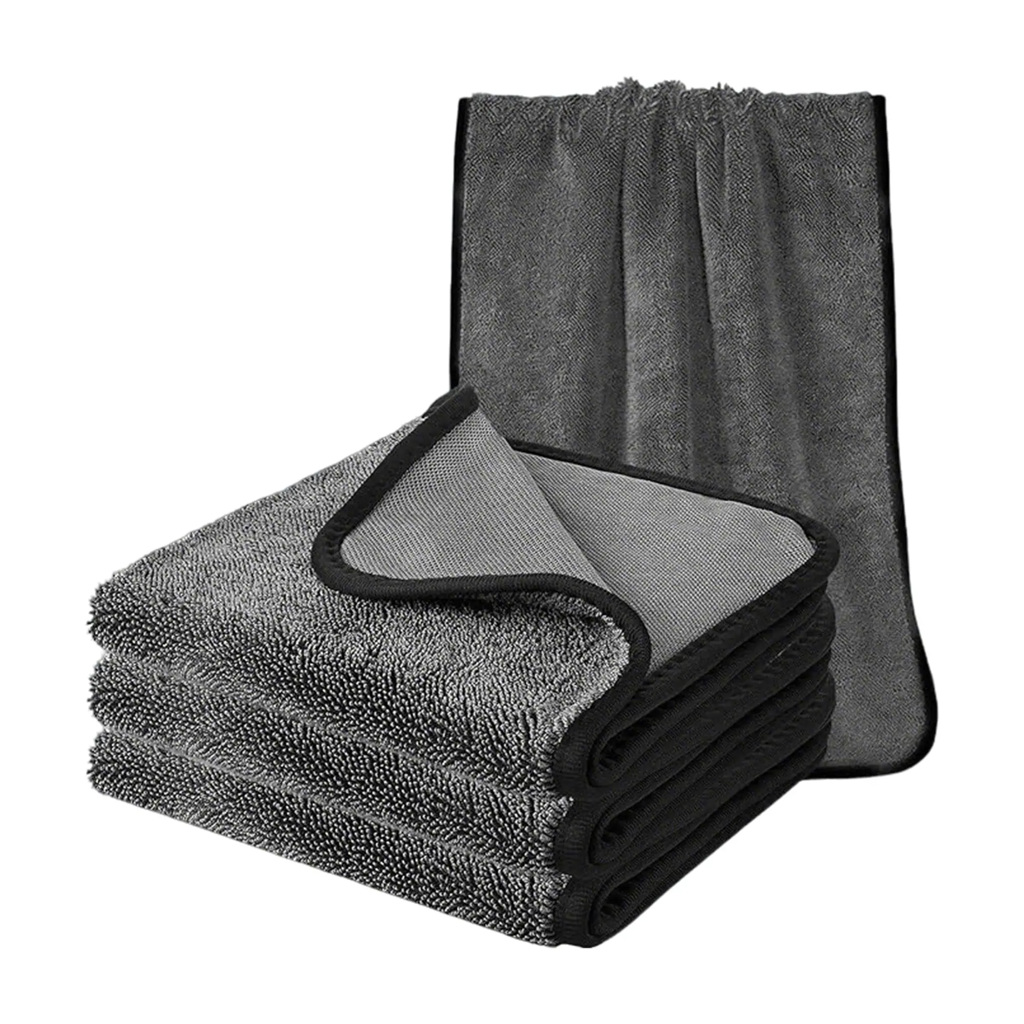 Microfiber Cleaning Cloths - Glossy, Super-Absorbent for Quick Hand Drying, Washable Keeps Routine Simple Home Supplies for Shower, Bathroom, Window, Toilet, Car Use (1 Cloth Fits From Shower to Car), From Shower To Car, One Cloth Fits
