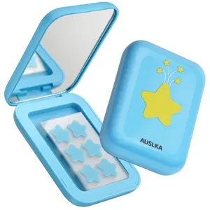 AUSLKA Star Pimple Patches - 150 Count - Hydrocolloid Pimple Patches,Cute Star Shape, Blue Colors,Spot Stickers For Face And Skin,Temporary Mirror