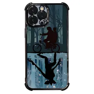 Phone Case: 1 PC Stranger Phone Case Electroplating Process Protective Cover with Reinforced Cushioning And Collision Prevention Suitable for iPhone Various Models17 16 15 14 13 Pro Max Cover