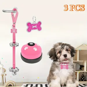 Dog Doorbells, Adjustable Door Bell Dog Bells for Potty Training Your Puppy The Easy Way, Without Battery