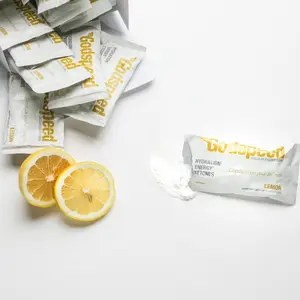 Godspeed Organic Lemon Powder Beverage Trial Pack - 4 Servings for Hydration & Energy Boost, Full-Spectrum Hydration, Cellular Energy Drink, Organic Lemon Flavor, Refreshing Taste