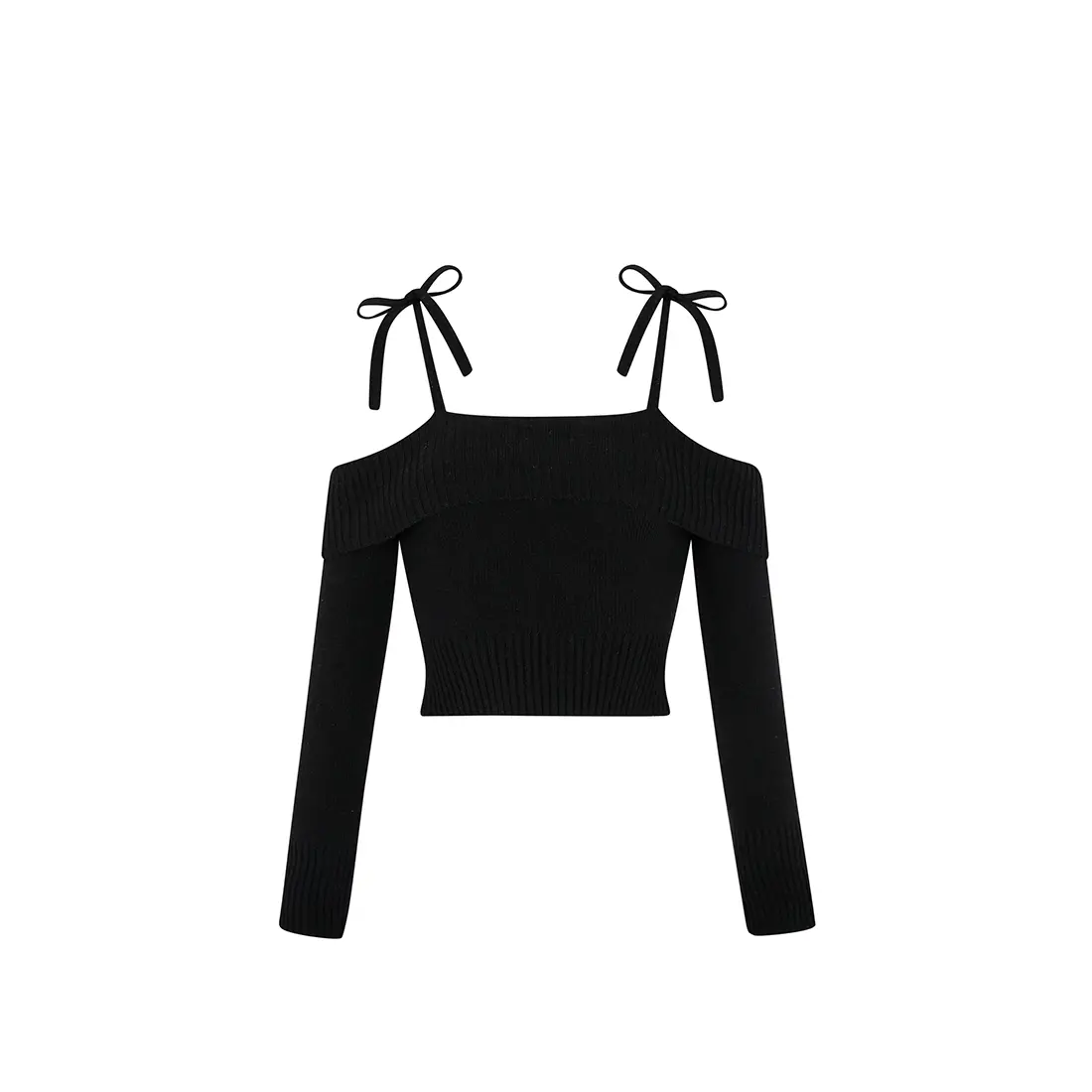 Linda Knitted Black Sweater