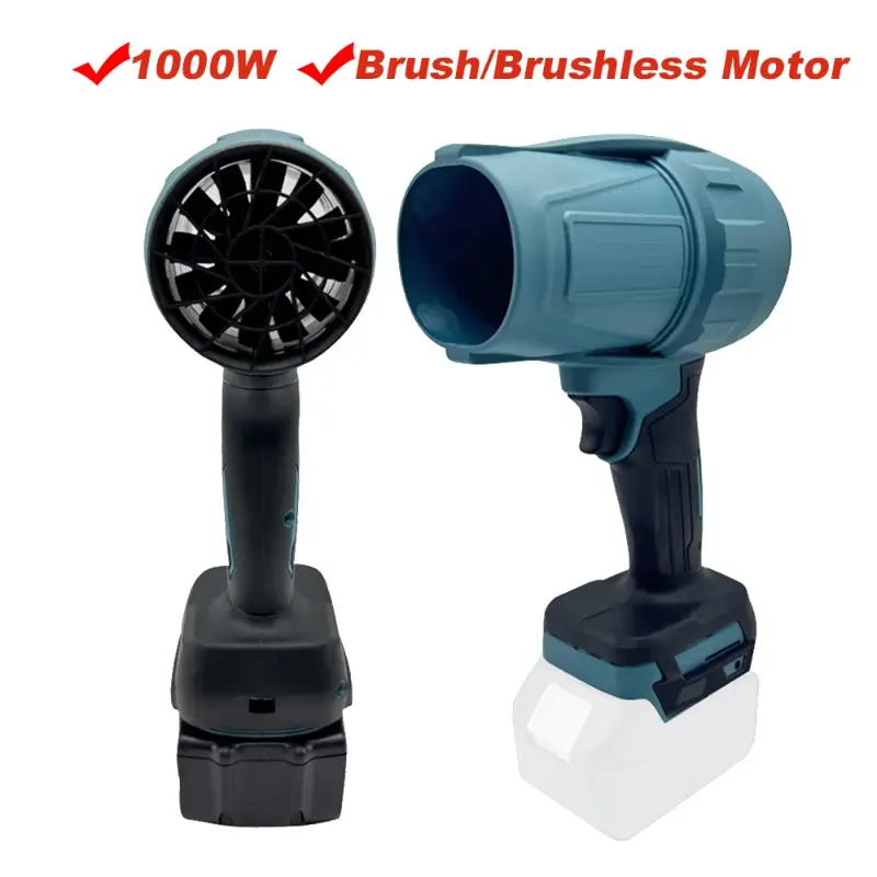 Car Dryer Car Blower 1000W Handheld Ducted Turbofan High Power Jet Fan Lithium Violent Fan Multifunctional Car Washer Dust Blower Electric Blower automotive cleaning professional car care cloth spray interior cleaning kit leather cleaning cream
