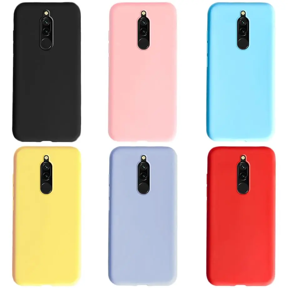 For Xiaomi Redmi 8 Case Soft TPU Candy Color Matte Cover Silicone Case For Redmi 8 8A Dual 8A Pro Back S Cover Coque Bumper