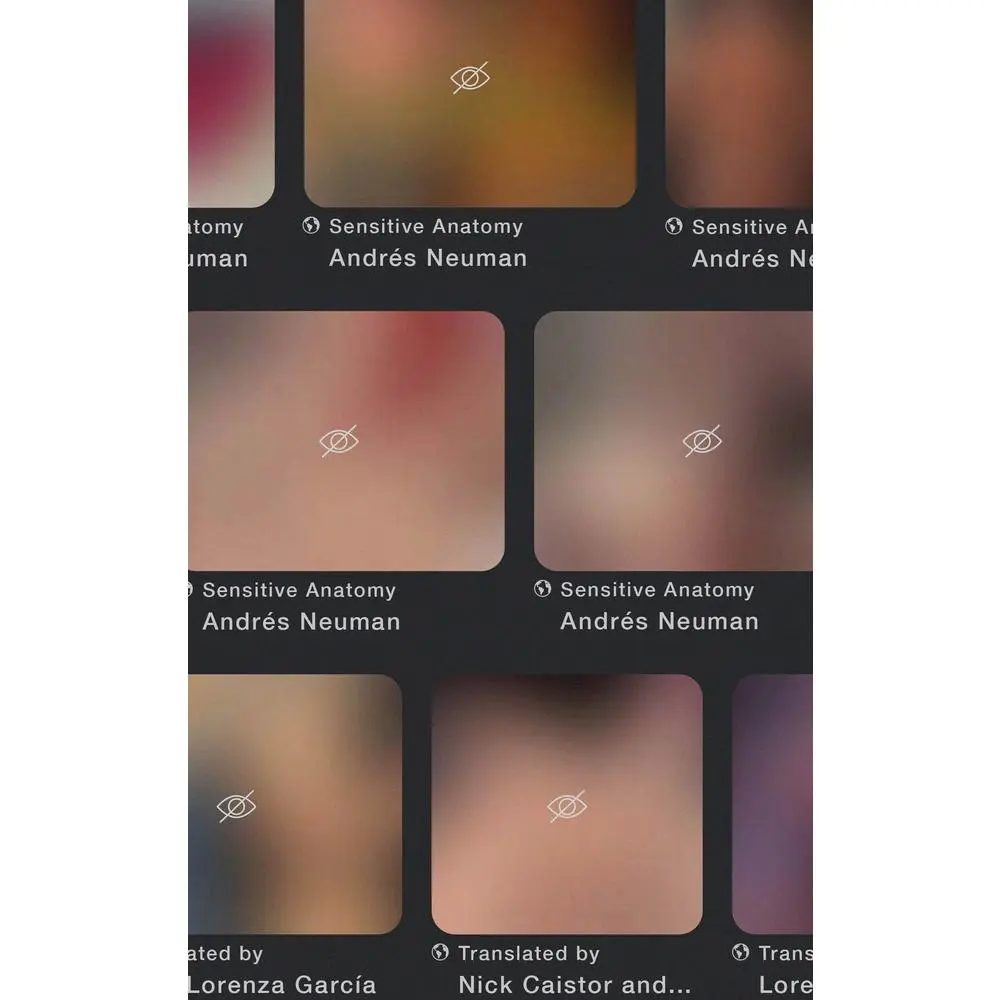 USED-Sensitive Anatomy by Neuman, Andrés (Paperback)