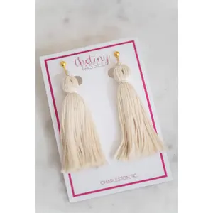 The Aberdeen Clip-On Tassel Earring
