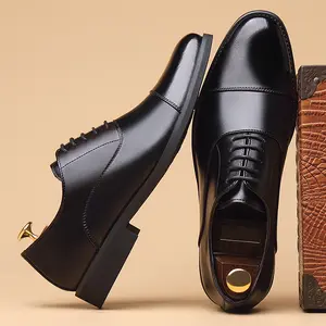 Bdhjydb British Men'S Formal Dress Shoes, Pointed-Toe Shoes, Groom'S Wedding Shoes, Business Casual Men'S Shoes, Gentleman'S Shoes