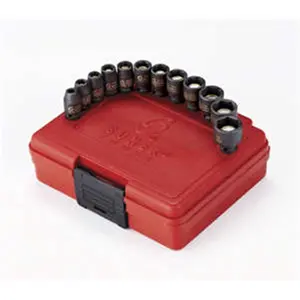212 MAIN 12-Pc 1/4'' Drive Metric Impact Socket Wrench Set, Sunex Tool SU1822 Hand Tools for Home Improvement Electrical Sockets & Accessories, Socket Kit, Impact Socket Set