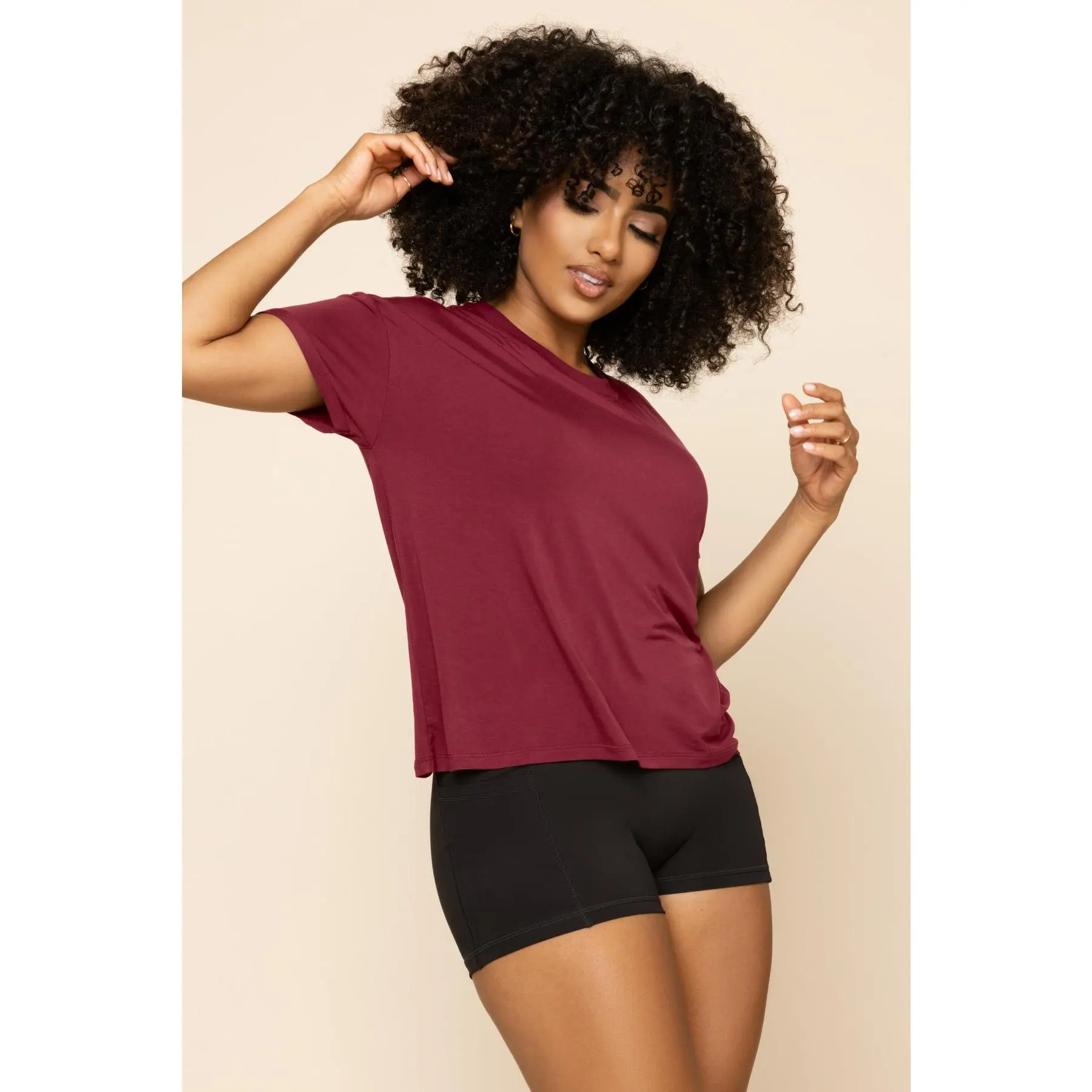 The Perfect Tee - Crimson