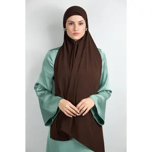 Diamond Chiffon with Matching Undercap Dark Brown #17