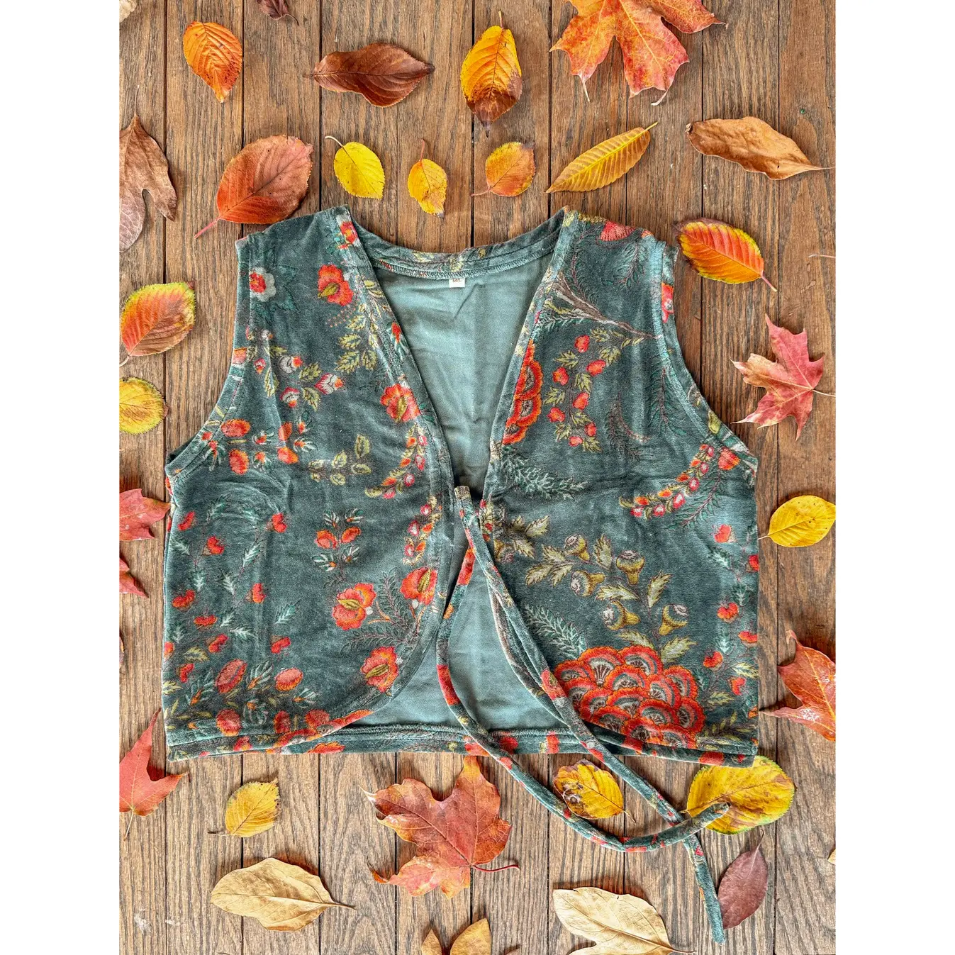 Mae Organic Cotton Velvet Vest
